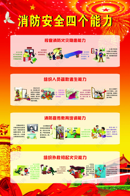 提高消防安全四個能力，構建平安和諧家園